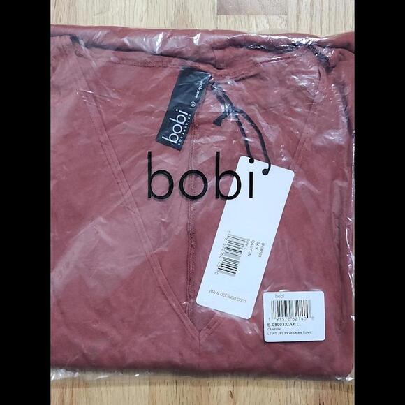 NWT (26) bobi  lightweight jersey dolman tunic , L - Picture 2 of 2